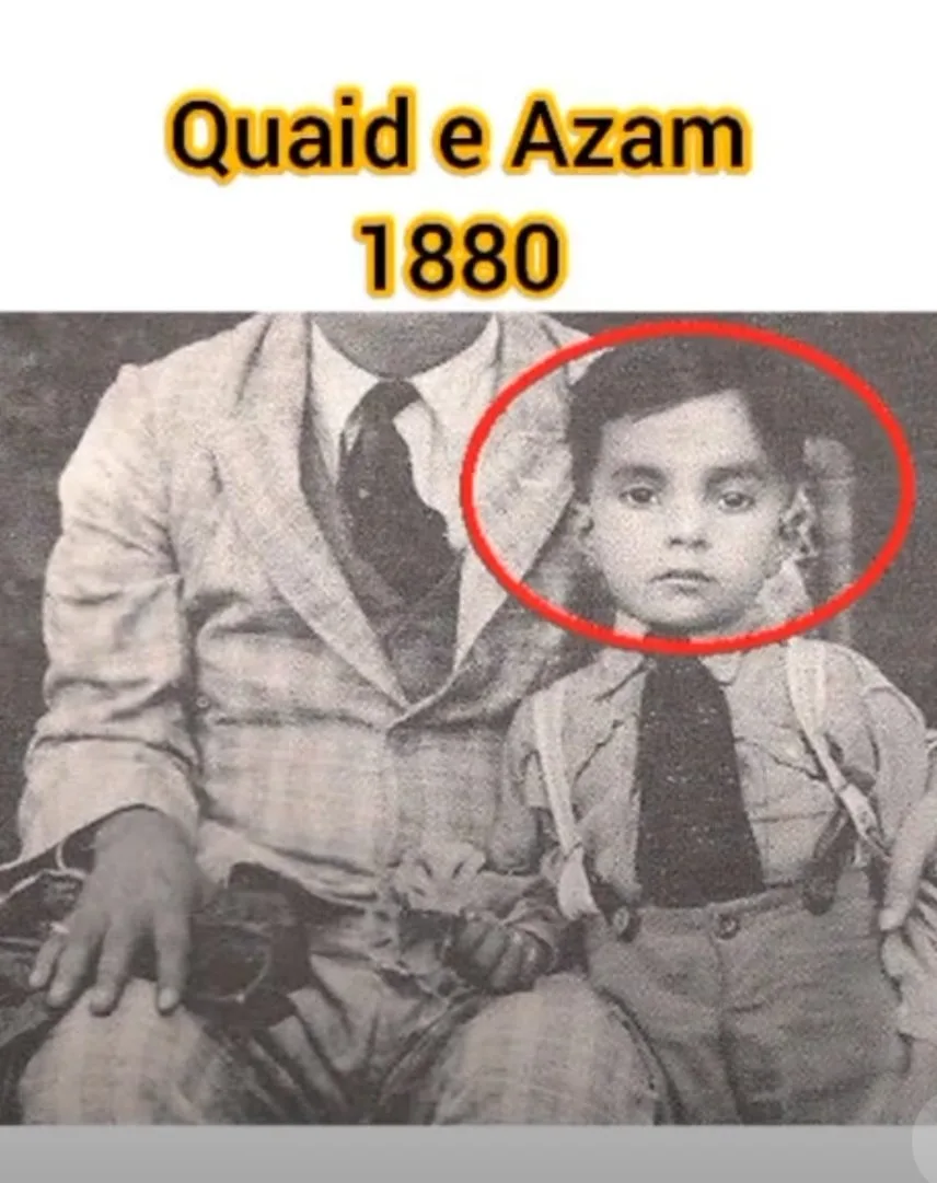 Quaid-e-Azam Muhammad Ali Jinnah Childhood pic in 1880