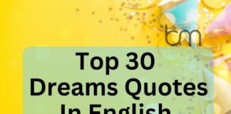 top 30 dream quote in English